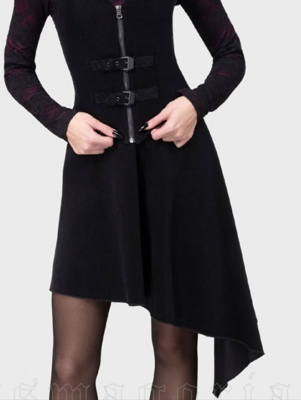 Killstar nwt 4xl Nether Realm Skirt Corduroy black a symmetrical dress so stunn